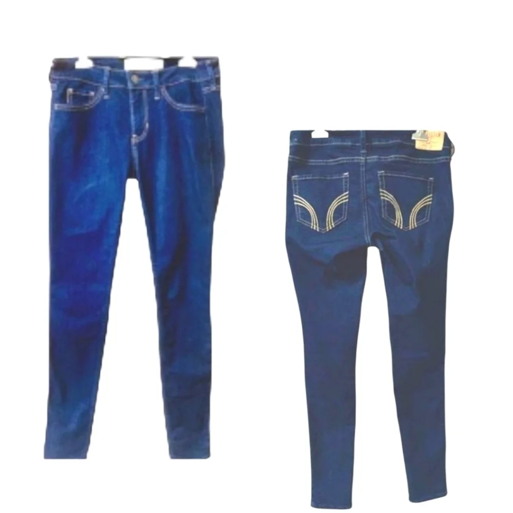 Hollister Women's Super Skinny Denim Blue Jeans Size 4